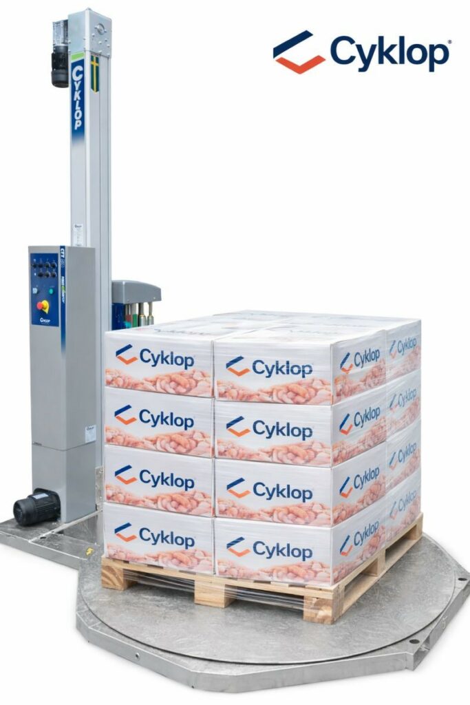 Owijarka Cyklop do zadań specjalnych do chłodni i mroźni